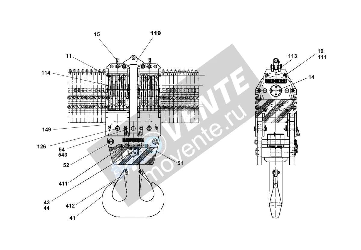Подшипник качения 11213833 Liebherr
