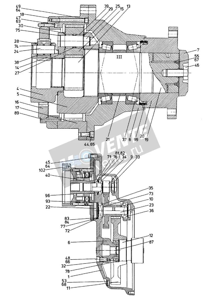 Роликоподшипник конический 746223408 Liebherr