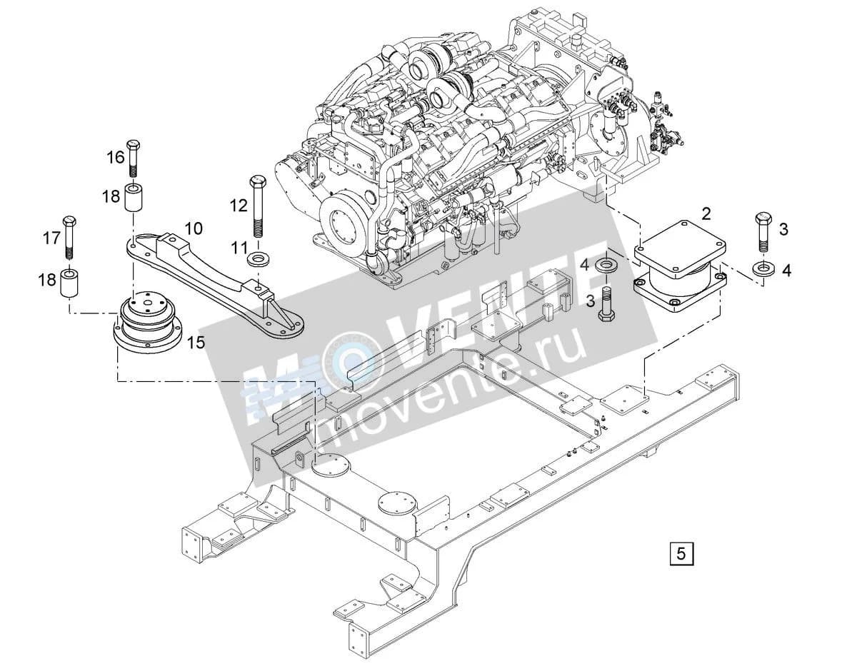 Подшипник конический 7369175 Liebherr