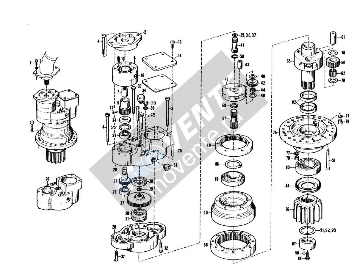 Роликоподшипник конический 746230608 Liebherr