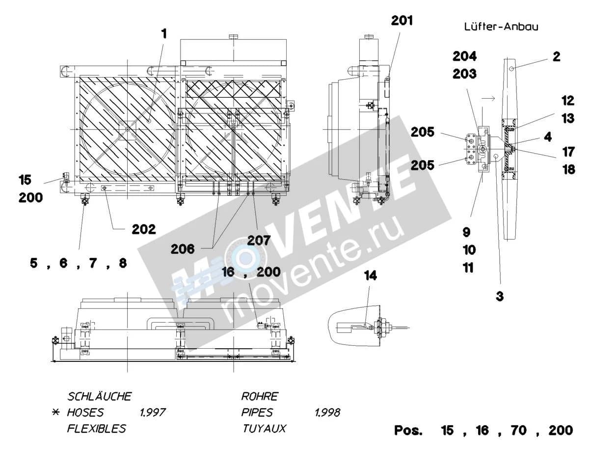 Подшипник круглый 726910608 Liebherr