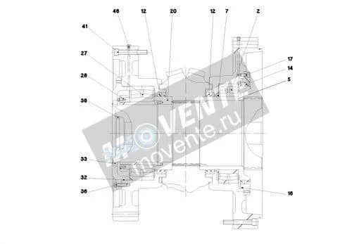 Роликоподшипник самоустанавливающийся 746160301 Liebherr