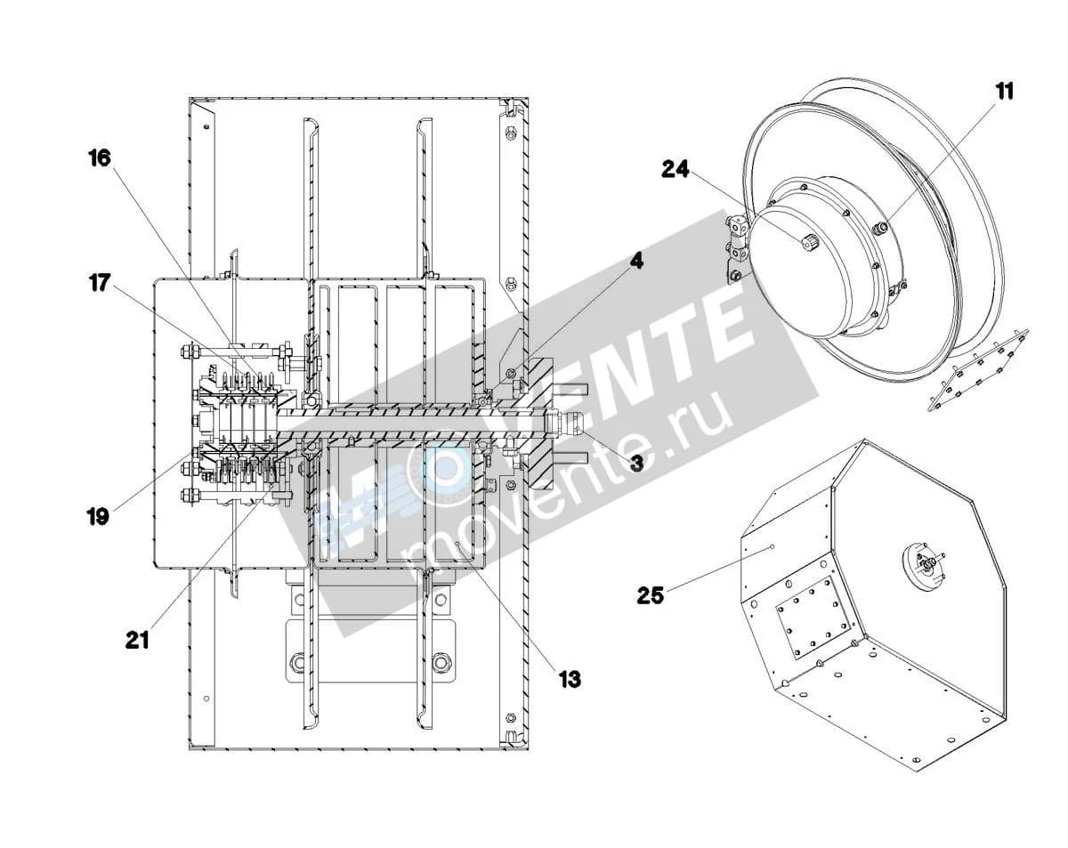 Шарикоподшипник радиальный 745148608 Liebherr
