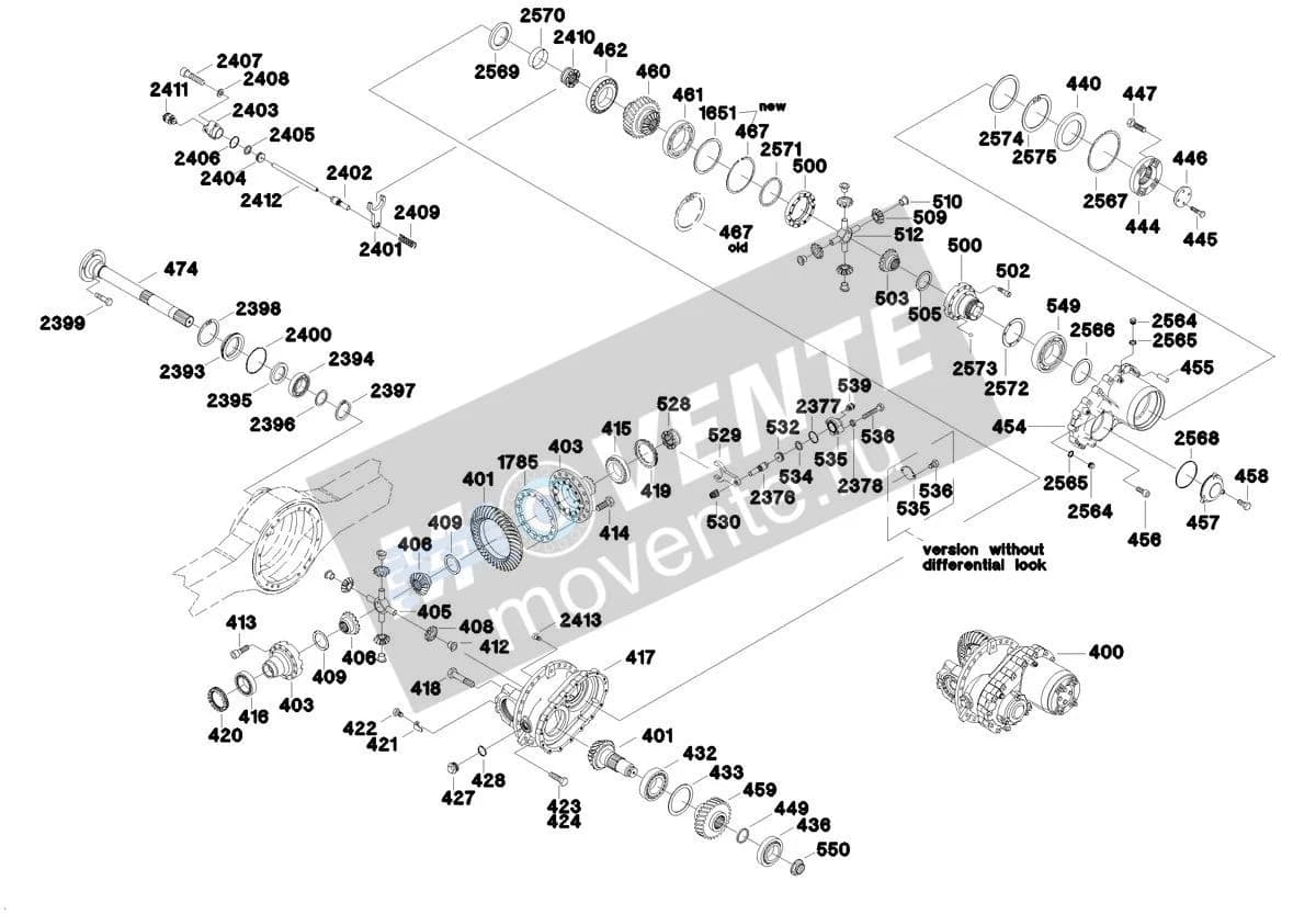 Роликоподшипник конический 746201701 Liebherr