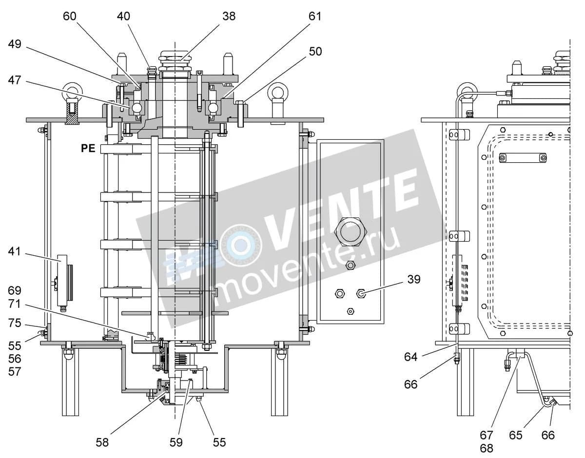 Шарикоподшипник самоустанавливающийся 10220255 Liebherr