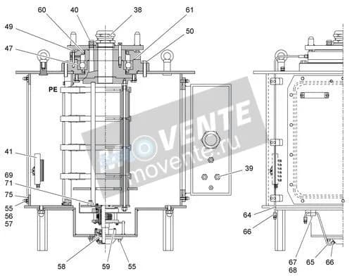 Шарикоподшипник самоустанавливающийся 10220255 Liebherr