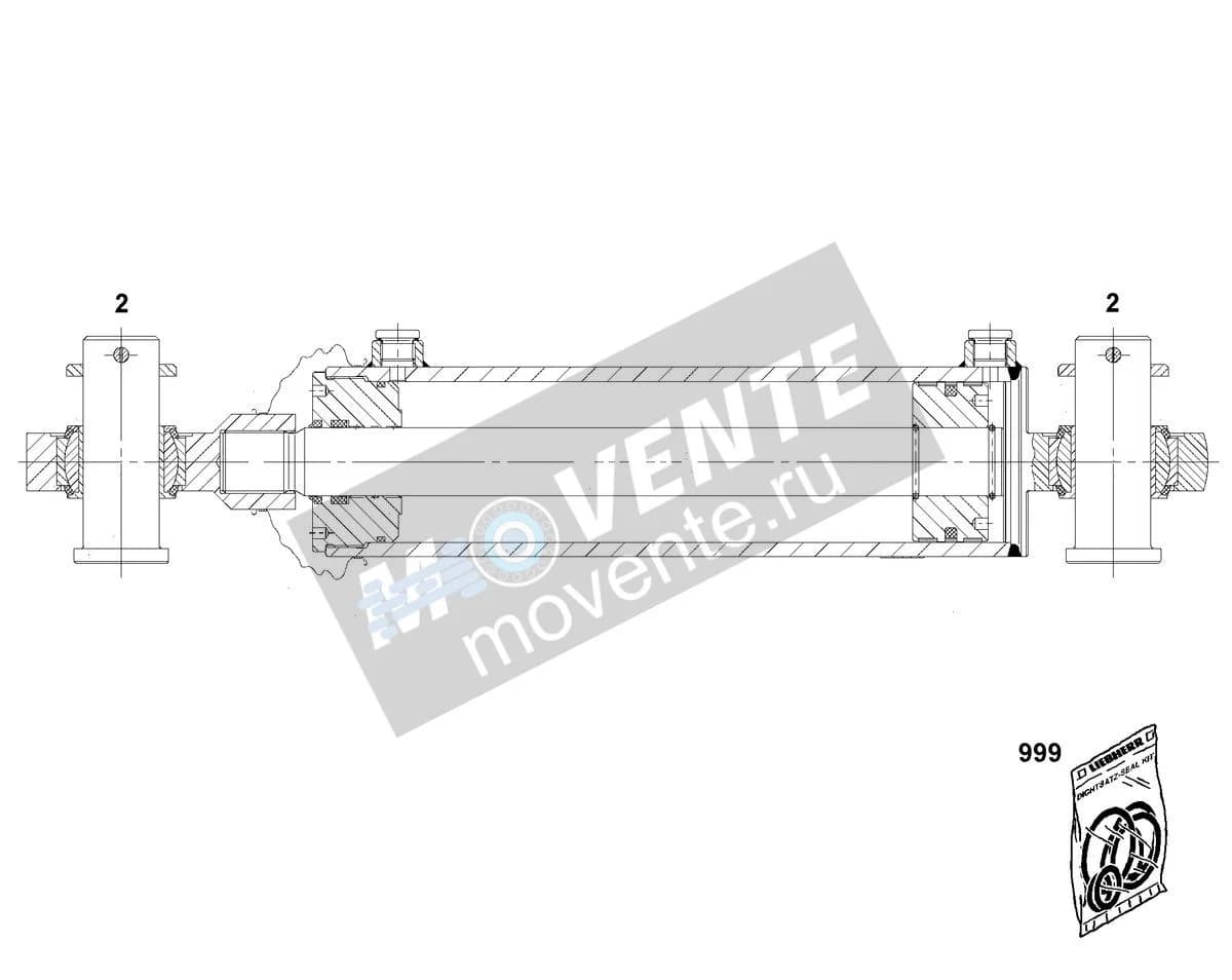 Подшипник шарнира 10872295 Liebherr