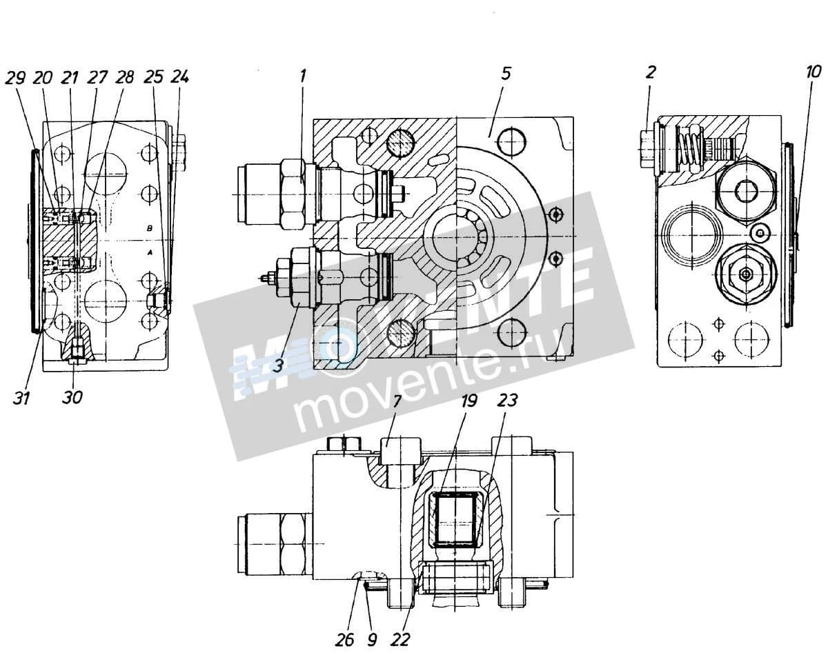 Роликоподшипник с цилиндрическими роликами 514621808 Liebherr