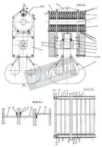 Подшипник с цилиндрическими роликами 746607708 Liebherr