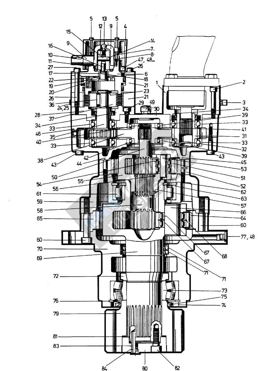 Роликоподшипник с цилиндрическими роликами 746440408 Liebherr