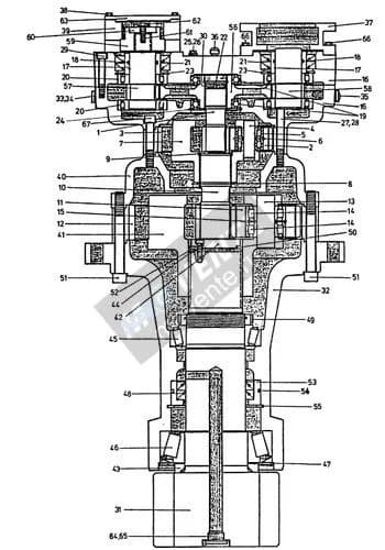 Роликоподшипник с цилиндрическими роликами 746440508 Liebherr
