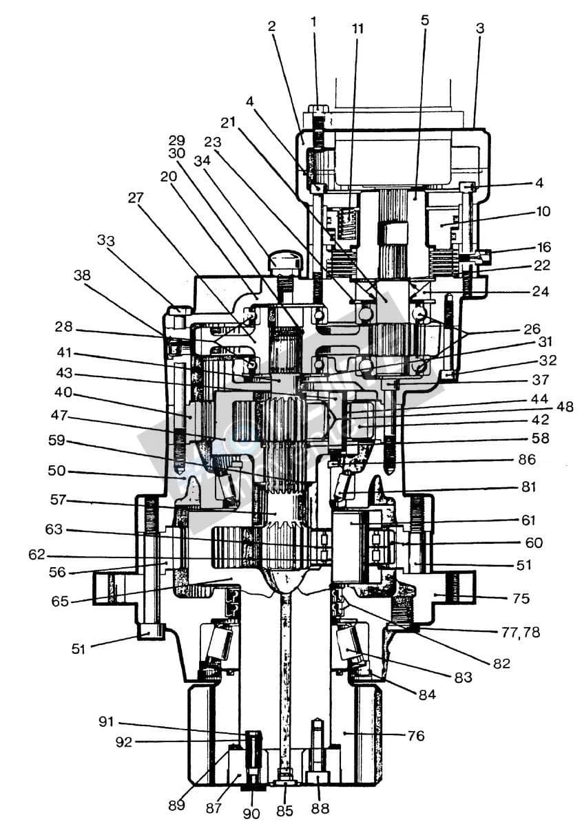 Шарикоподшипник радиальный 745190808 Liebherr