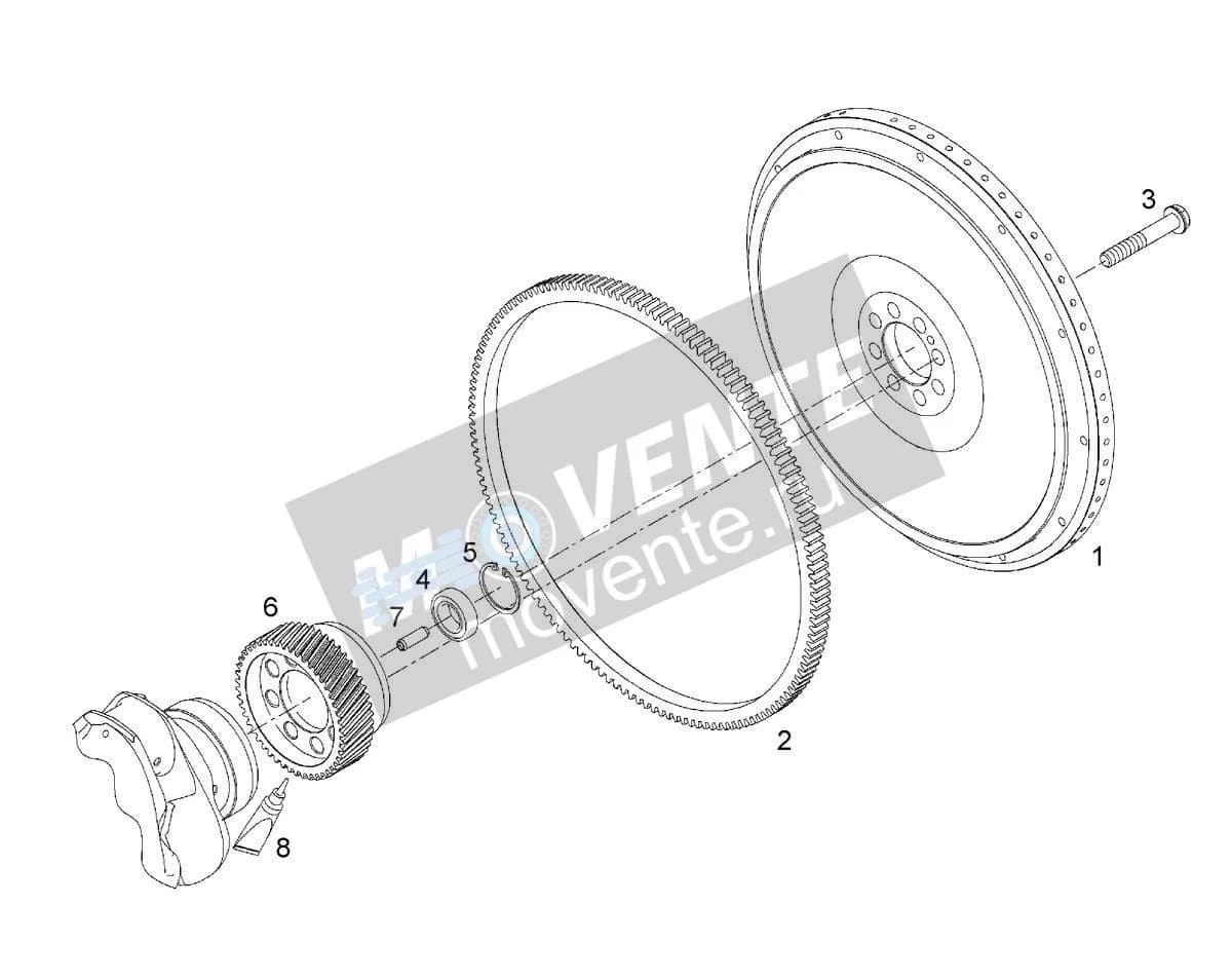 Шарикоподшипник радиальный 10443066 Liebherr