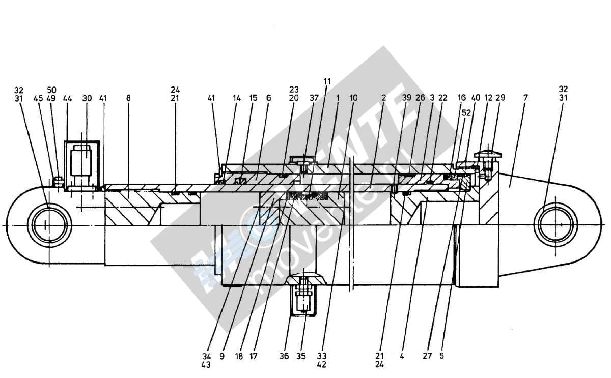 Подшипник шарнира 746911908 Liebherr
