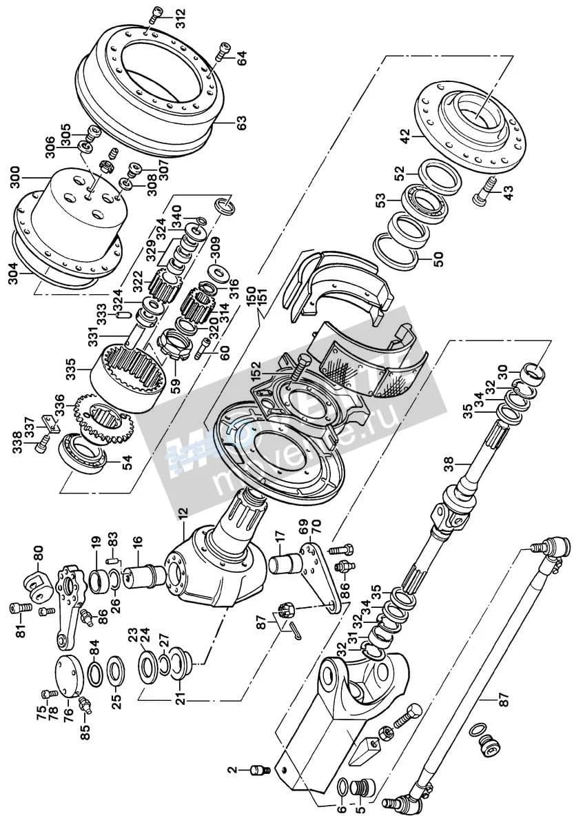 Подшипник игольчатый 571059608 Liebherr