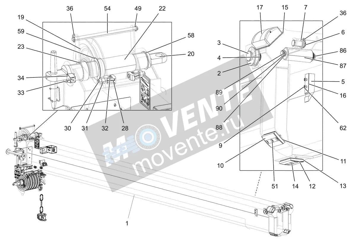 Подшипник скольжения 10425027 Liebherr