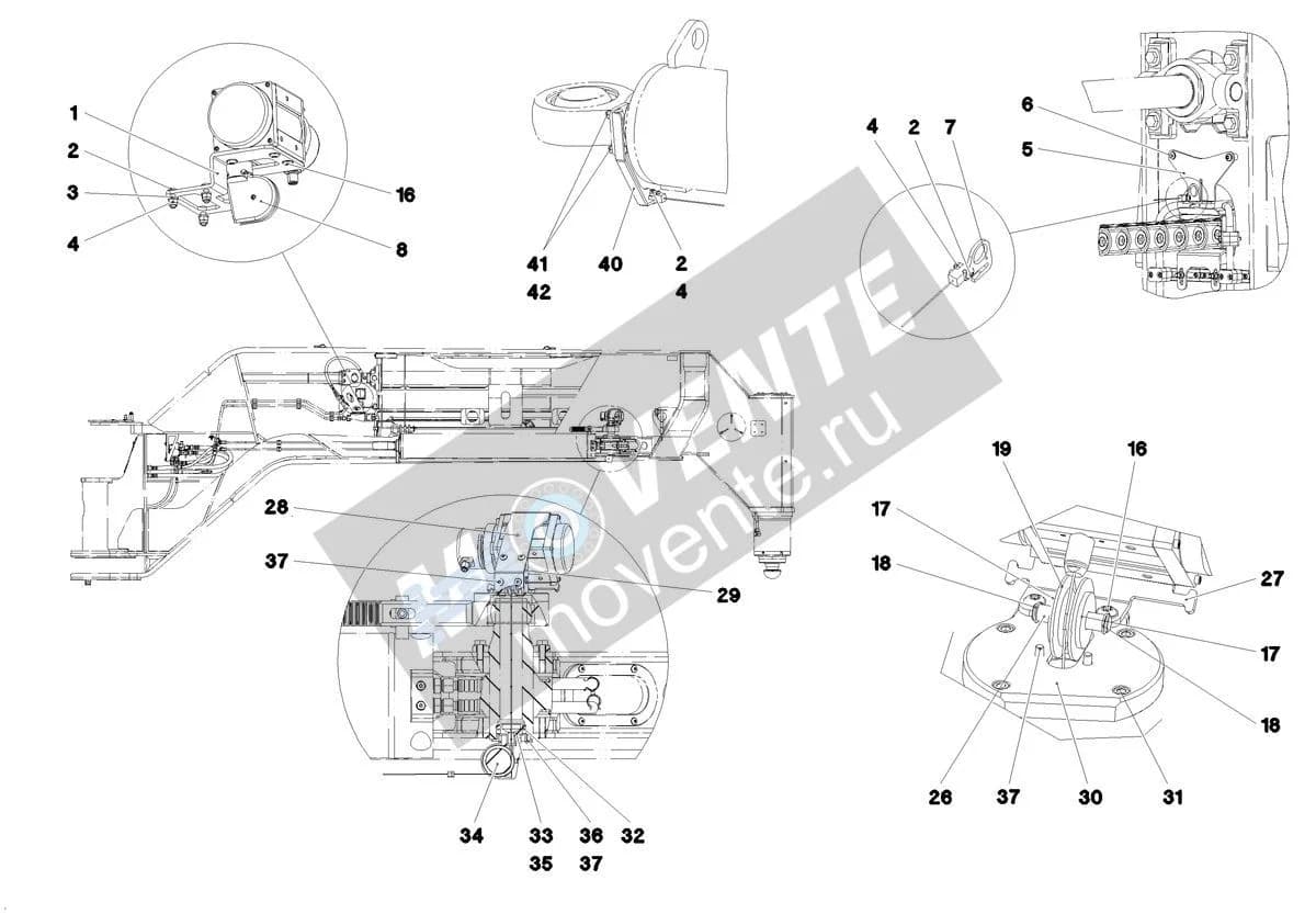 Шарикоподшипник радиальный 274626402 Liebherr