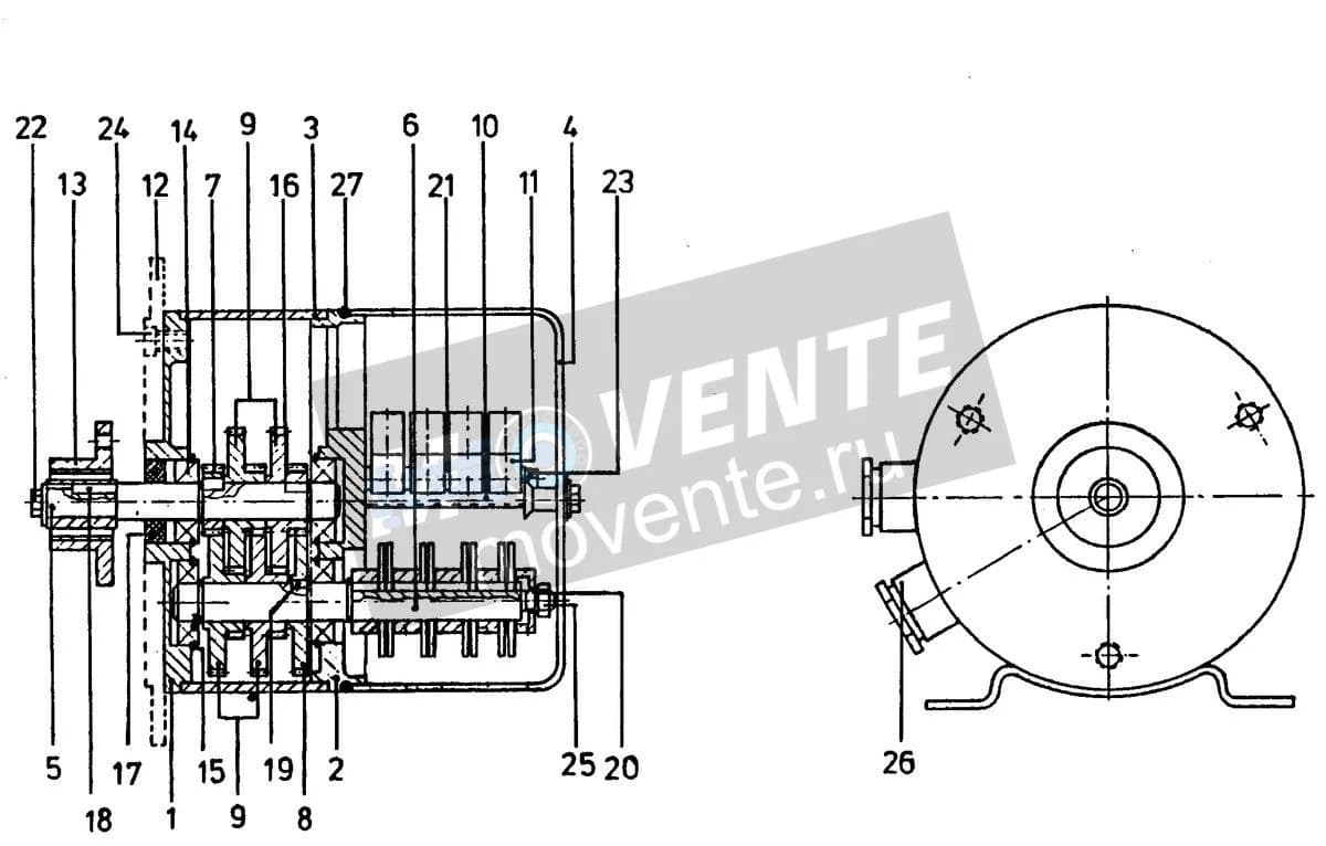 Шарикоподшипник радиальный 745120108 Liebherr