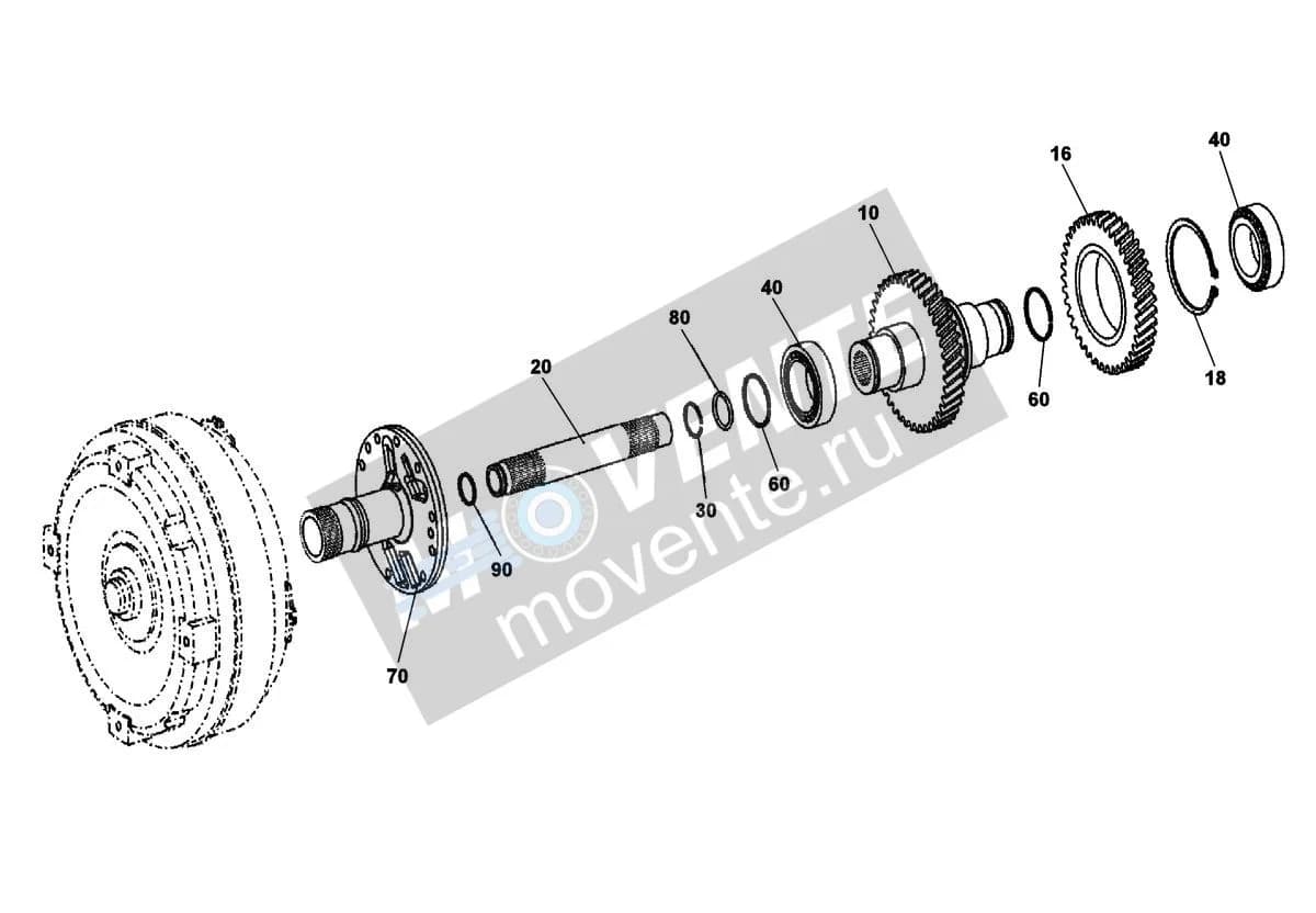 Роликоподшипник 571614108 Liebherr