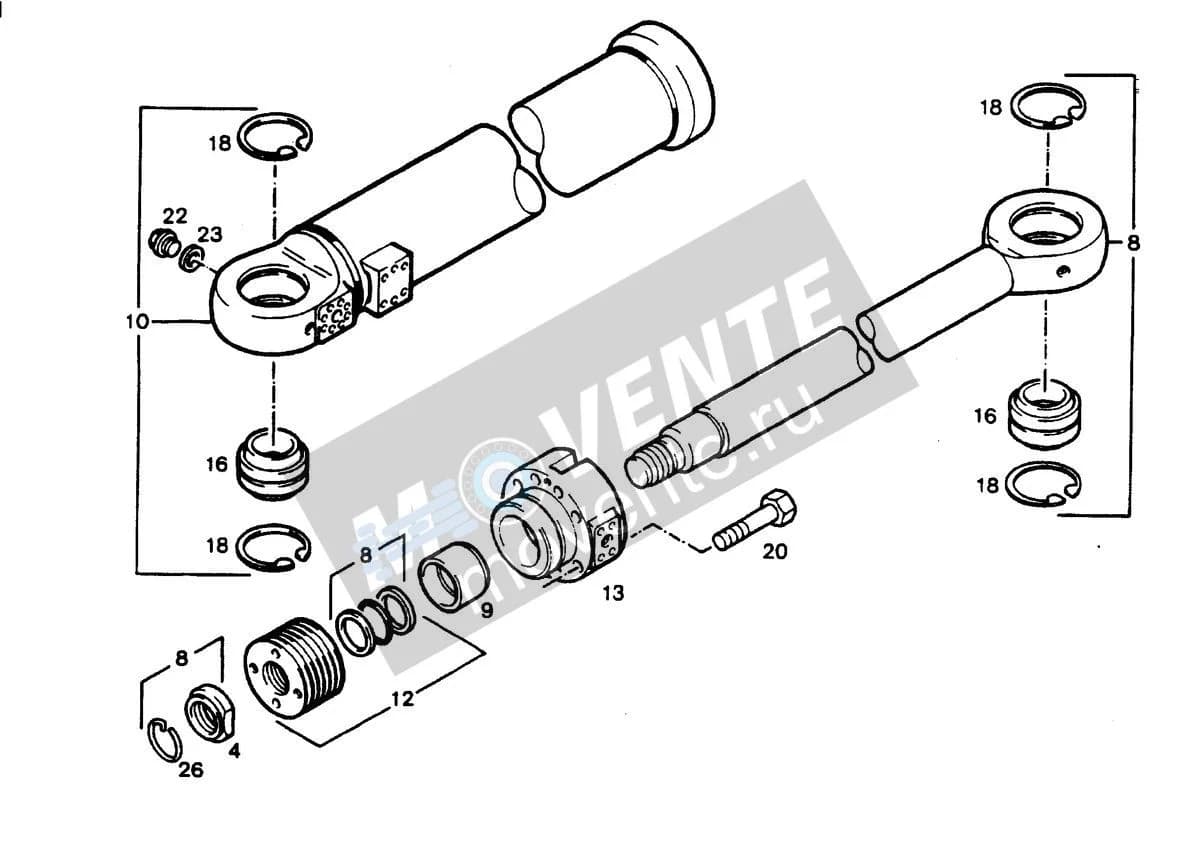 Подшипник шарнира 7008733 Liebherr
