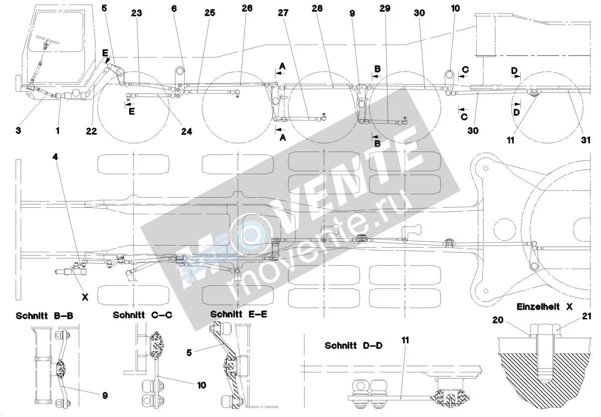 Подшипник качения 746505608 Liebherr