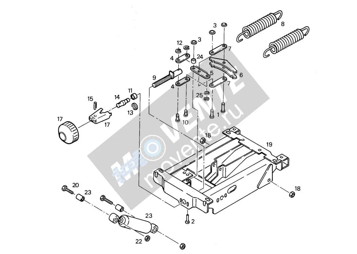 Подшипник упорный игольчатый 7617523 Liebherr