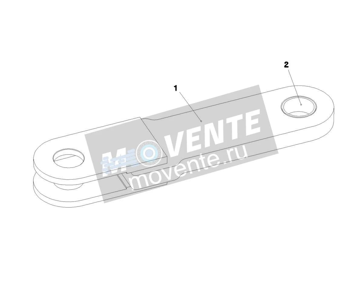 Подшипник скольжения 10488517 Liebherr