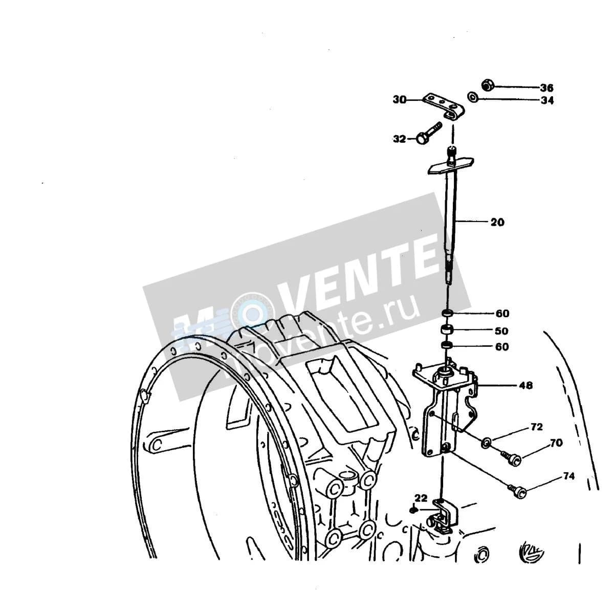 Подшипник цилиндра 500512208 Liebherr