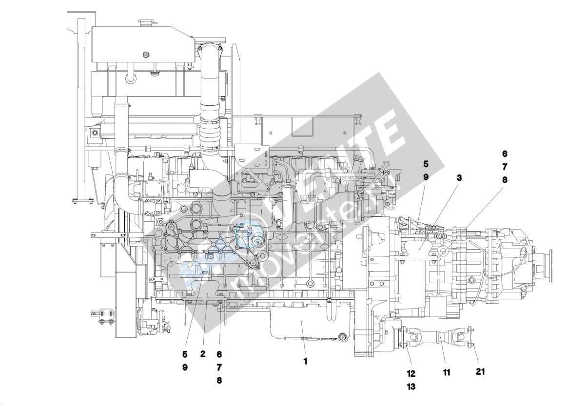 Подшипник клиновидный 10044687 Liebherr