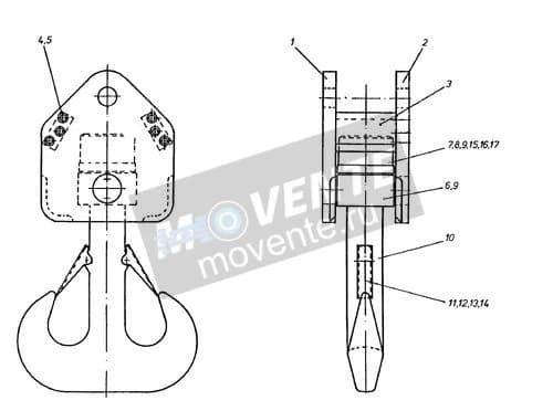 Подшипник с цилиндрическими роликами 746607608 Liebherr