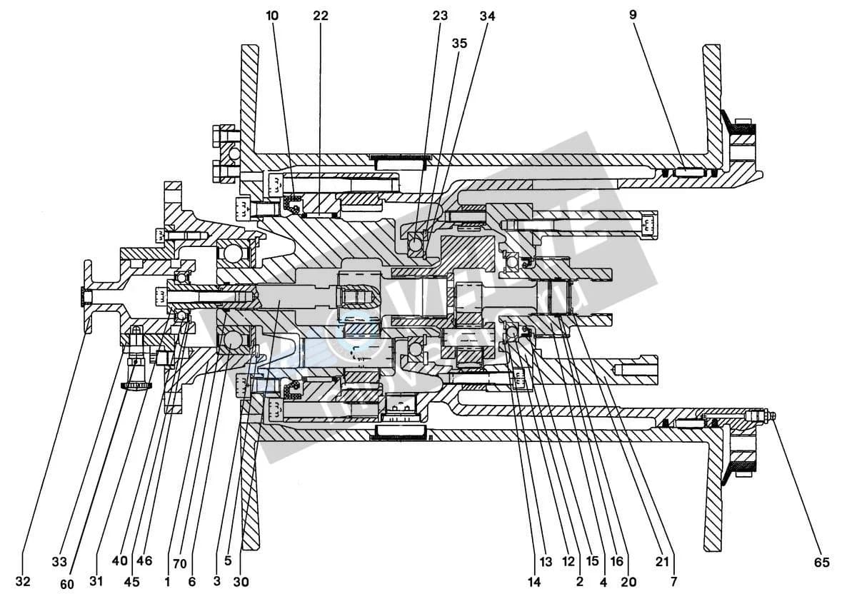 Шарикоподшипник радиальный 745194714 Liebherr