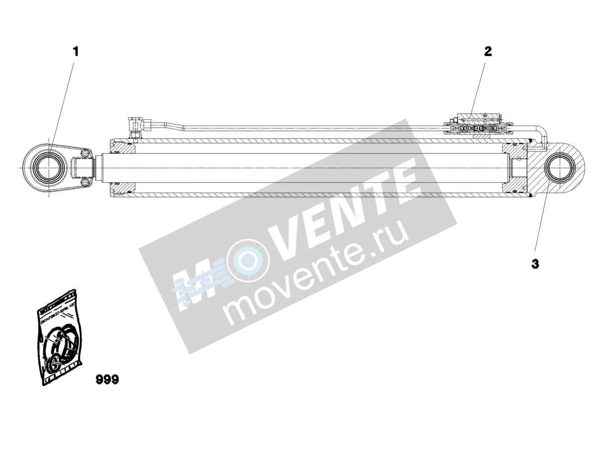 Подшипник шарнира 10814990 Liebherr
