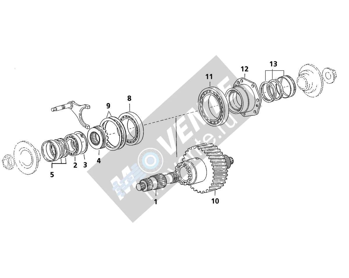 Роликоподшипник конический 571064308 Liebherr
