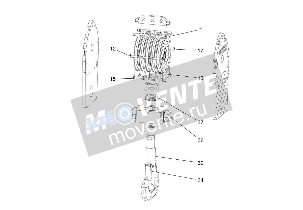 Подшипник качения 10538017 Liebherr