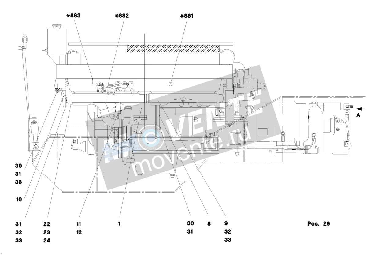 Подшипник круглый 726908608 Liebherr