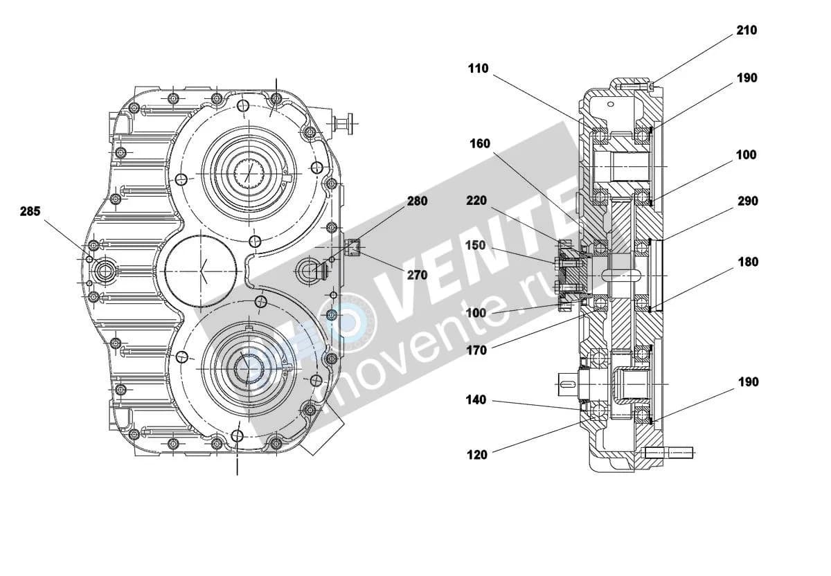 Шарикоподшипник радиальный 500249208 Liebherr