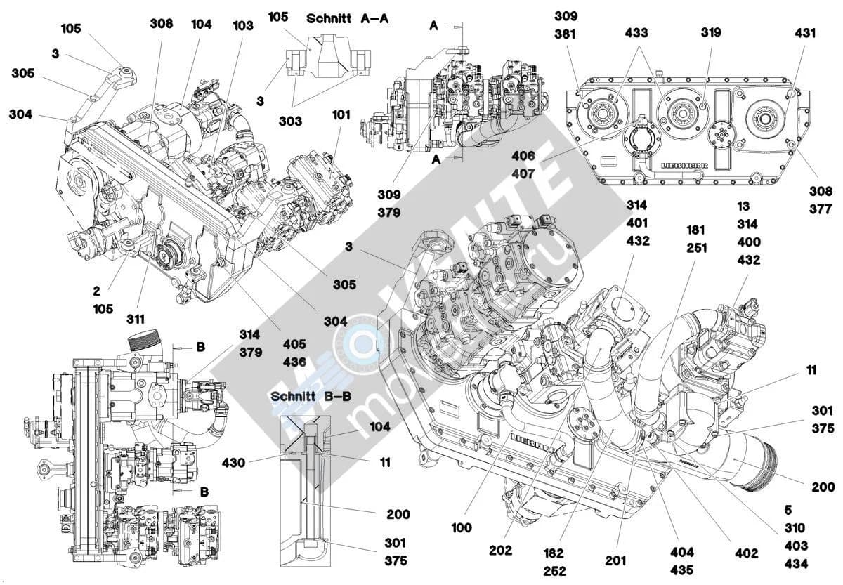 Подшипник конический 11341884 Liebherr