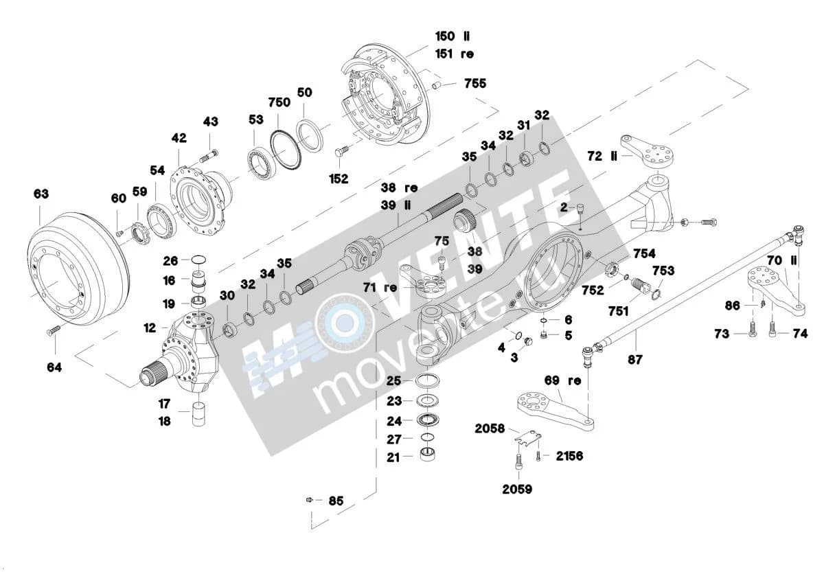 Шарикоподшипник радиальный 10286928 Liebherr