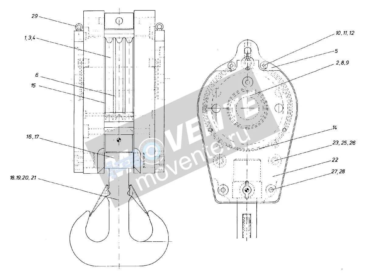 Подшипник качения 746509408 Liebherr