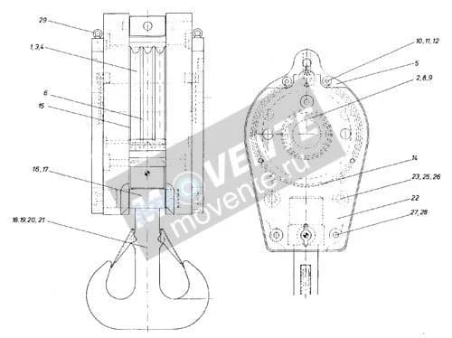 Подшипник с цилиндрическими роликами 746607408 Liebherr