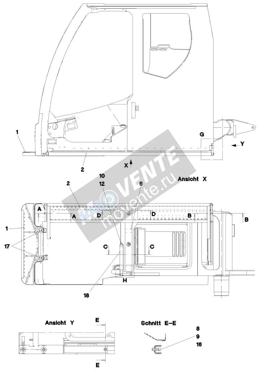 Шарикоподшипник радиальный 10294494 Liebherr