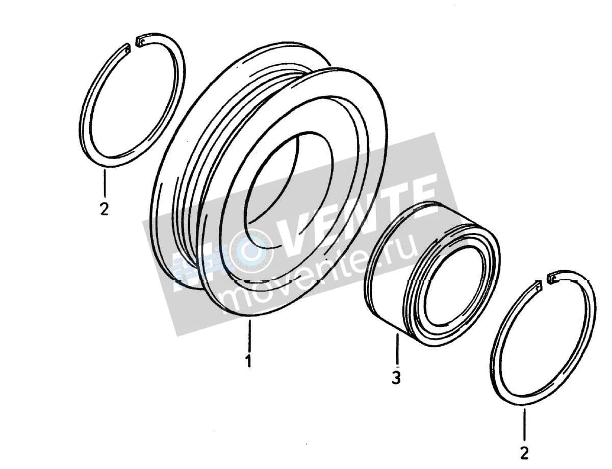 Подшипник качения 745902808 Liebherr