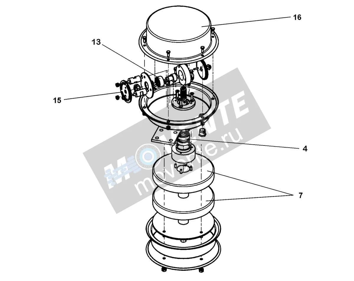 Шарикоподшипник радиальный 10878984 Liebherr
