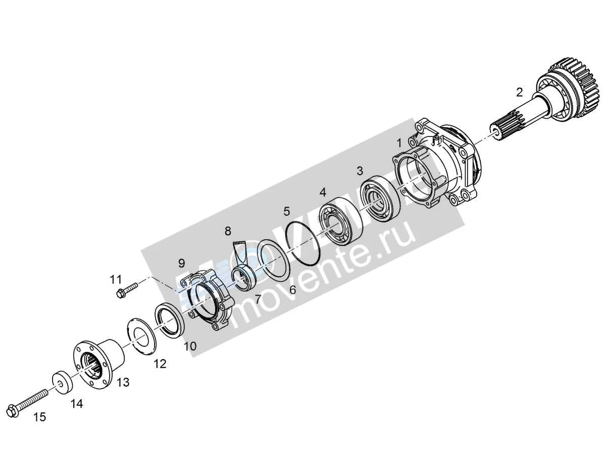 Шарикоподшипник радиально-упорный 11110339 Liebherr