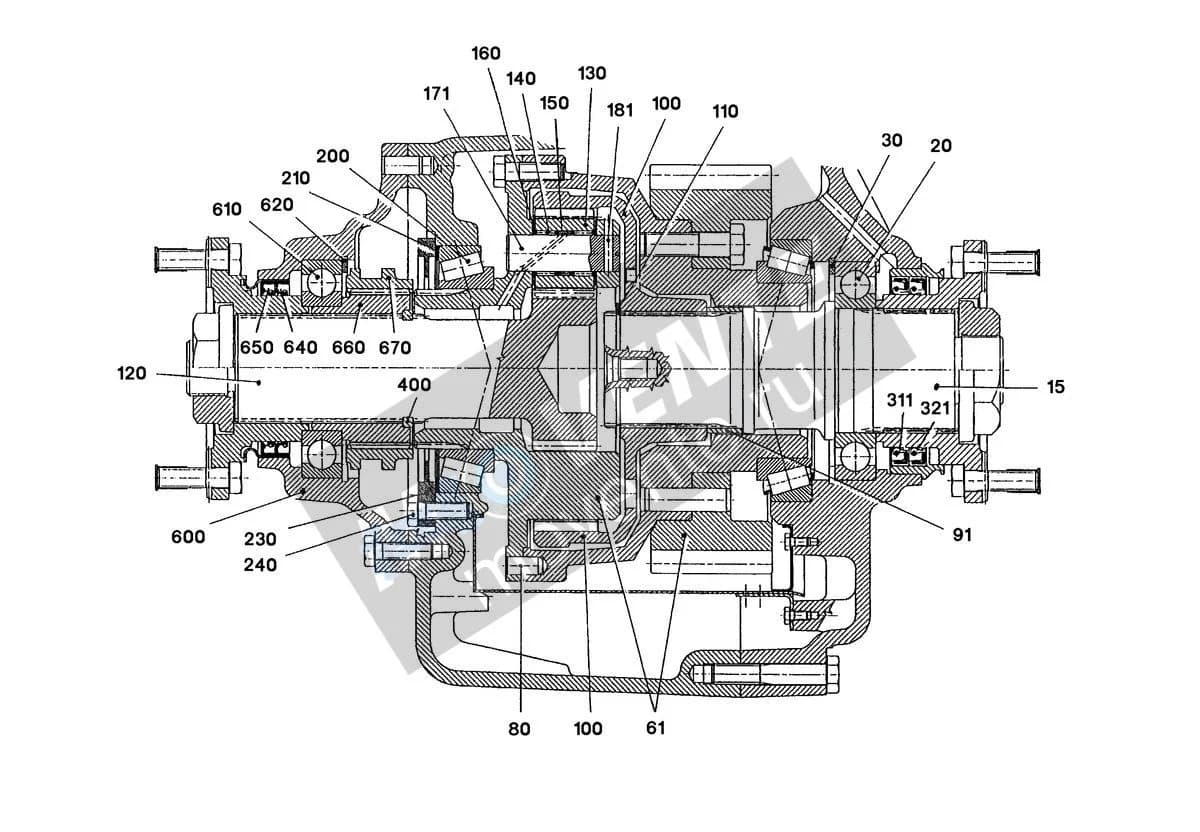 Роликоподшипник конический 746222708 Liebherr