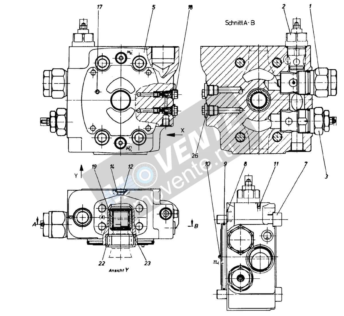 Роликоподшипник с цилиндрическими роликами 570051808 Liebherr