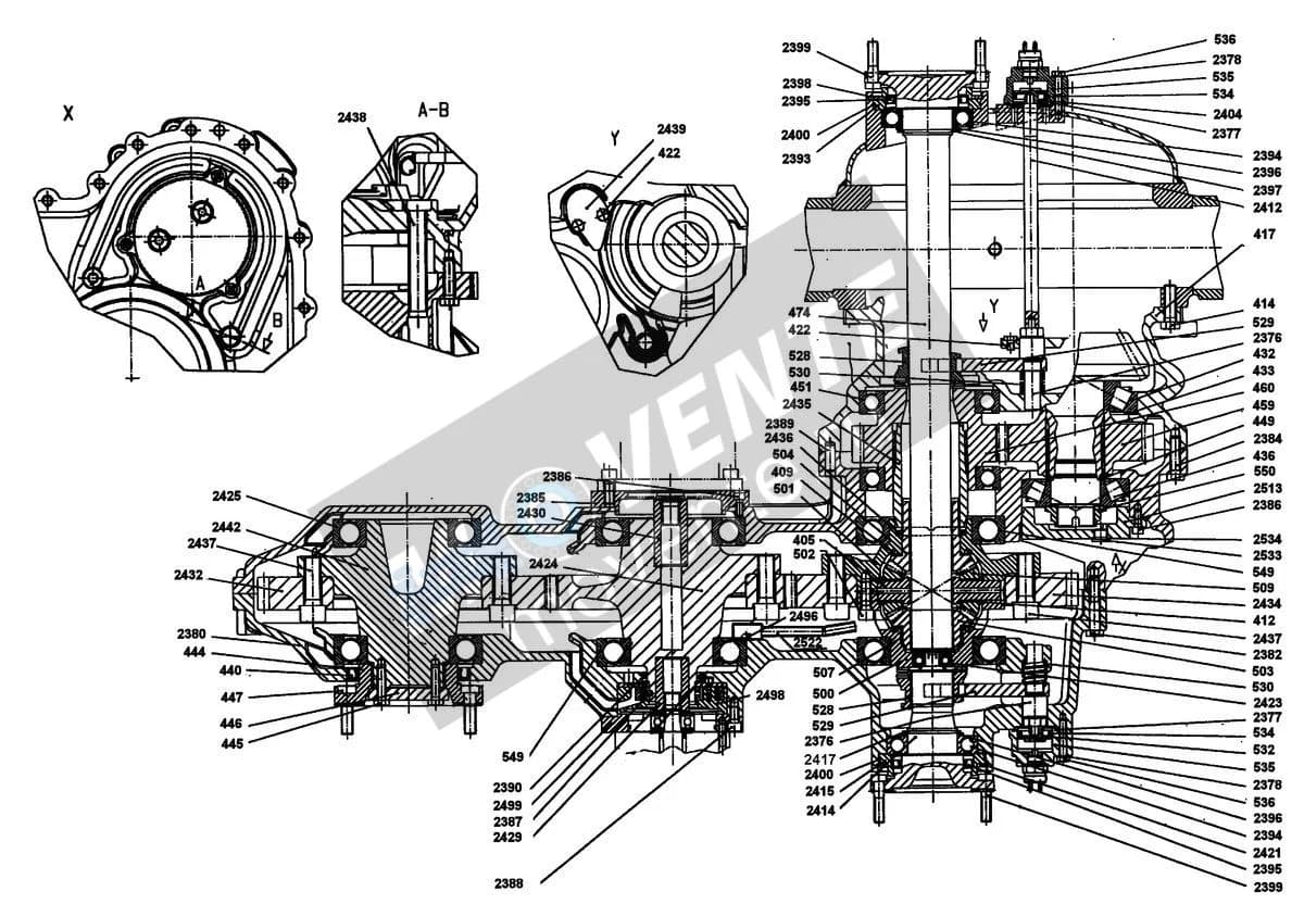 Роликоподшипник конический 746201408 Liebherr