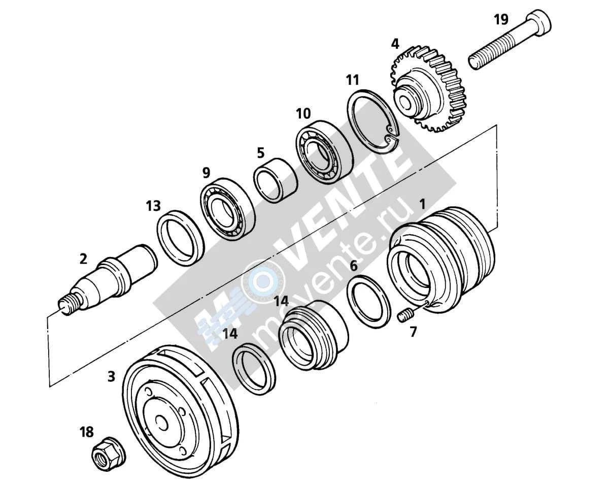 Шарикоподшипник радиальный 8634029 Liebherr