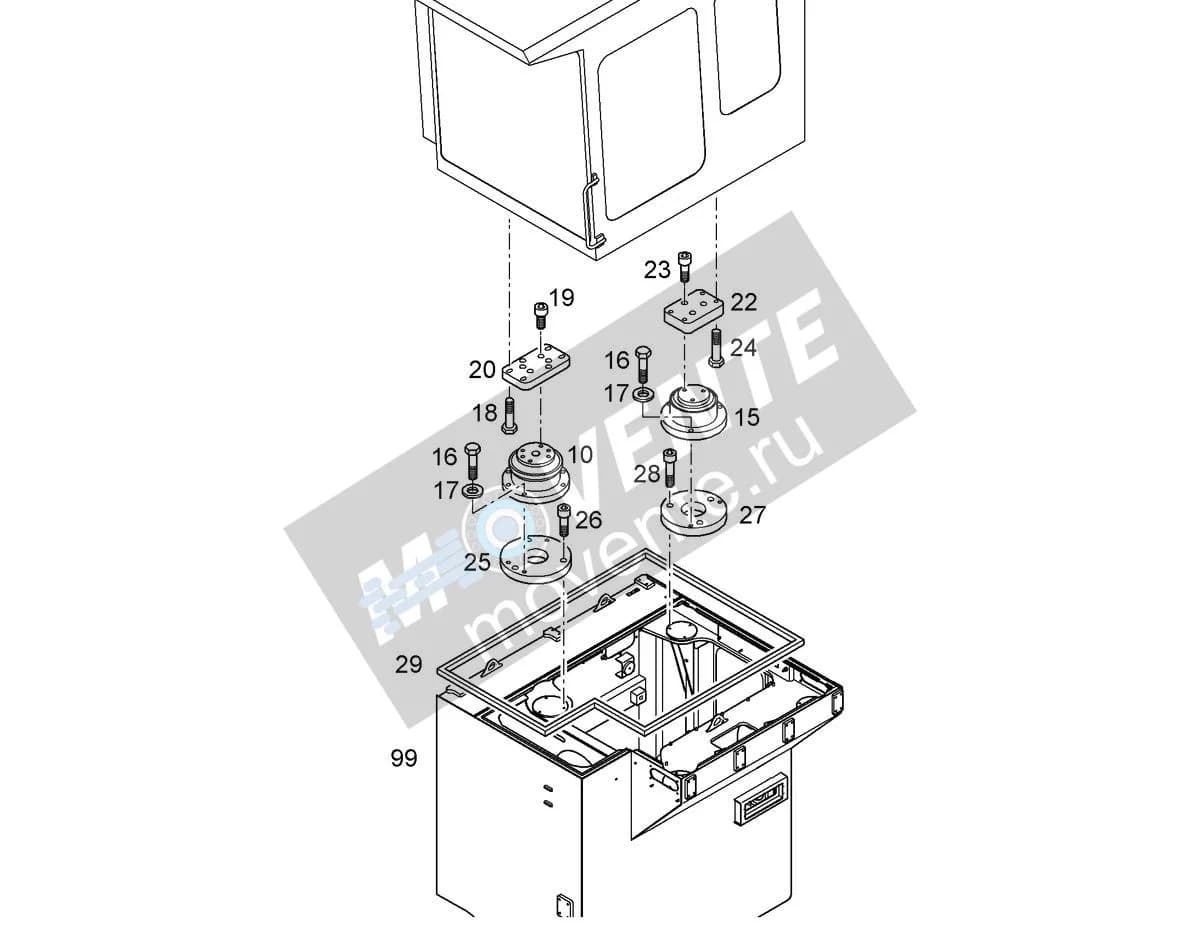 Подшипник конический 10332059 Liebherr
