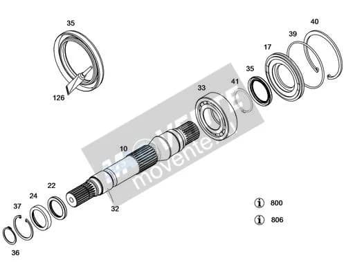 Роликоподшипник с цилиндрическими роликами 10035382 Liebherr